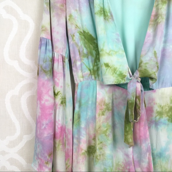 Soft Pastel Paint-Splash Romper - Picture 5 of 8